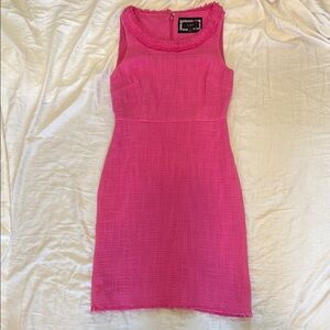 JCrew Elegant Pink Tweed Sleeveless Dress
